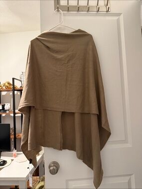 Women's Tan Layered Knit Skirt